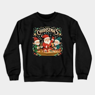 Merry Elfy Christmas Crewneck Sweatshirt